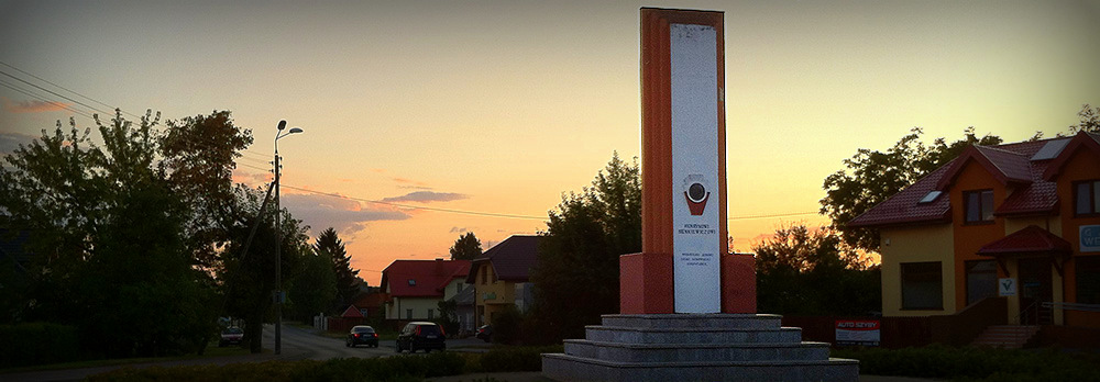 Pomnik Henryka Sienkiewicza w Łukowie.