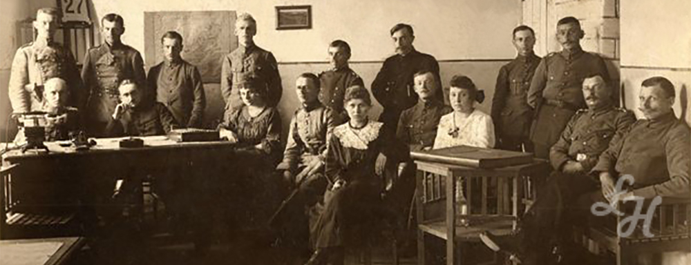 Personel posterunku Państwowej Policji Obwodu Łukowskiego w 1919 r.