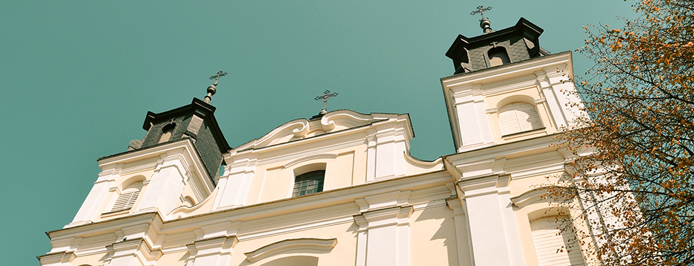 Popijarski kościół pw. Przemienienia Pańskiego w Łukowie.