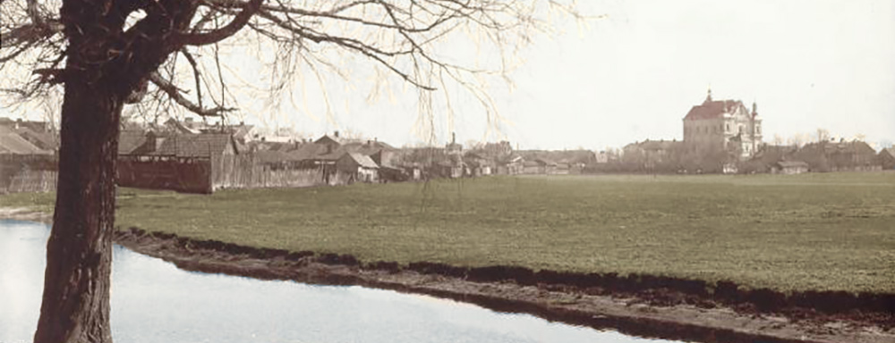 Panorama Łukowa. Widok z ulicy Warszawskiej.